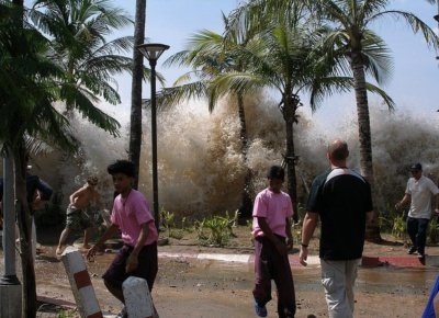 2004 tsunami in Ao Nang, Krabi Province, Thailand