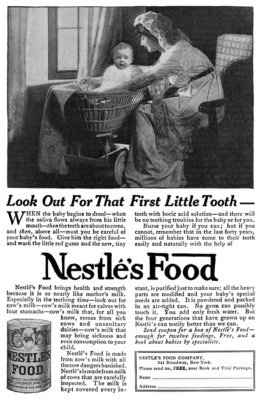 Nestle Food advertisement 1915