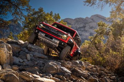 Ford Bronco off-roading