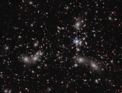 James Webb Telescope Pandora's Cluster NIRCam Image