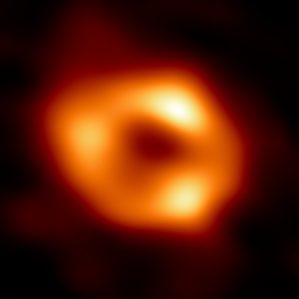 A mysterious object is being dragged into the supermassive black hole at the milky way’s center. Scientists may have unraveled the mystery of the strange elongated object. 1 The first image of Sgr A*, the supermassive black hole at the center of our galaxy