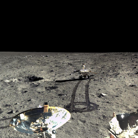 China's yuto rover sends back remarkable hi-def, full color pictures from moon 2 China change 3 lunar lander and Yuti robot