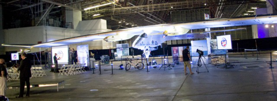 Solar Impulse 2 - solar-powered airplane that hopes to fly around the world