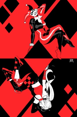 Dc announces new limited series: harley quinn: black + white + redder 3 press 041123 Harley Quinn Black White Seeing Red Cvr Main 1