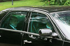 Chairman of the Federal Reserve Ben Bernanke leaving the 2008 Bilderberg Conference