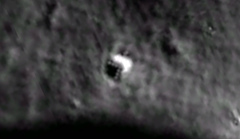 Bizarre wedged-shaped object found on Moon is shaped with seven evenly-spaced light-like dots perfectly aligned in a triangle along its edge