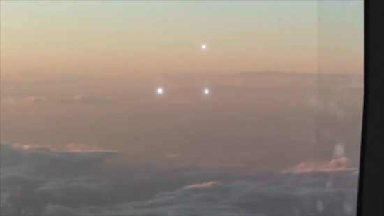 Interesting video out of Atlanta shows three bright white orbs following commercial airplane