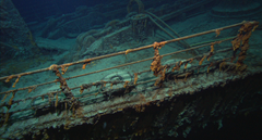 The corpse of the Titanic discovered by divers