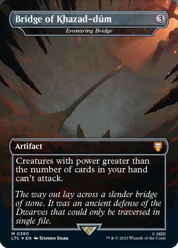 Bridge of Khazad dum EnsnaringBridge Commander BoxTopper