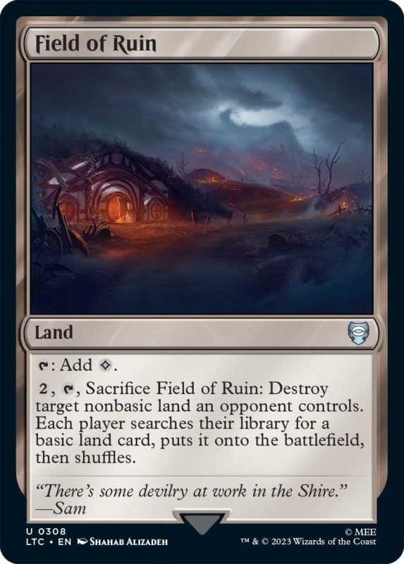 Field of Ruin Commander Reprint