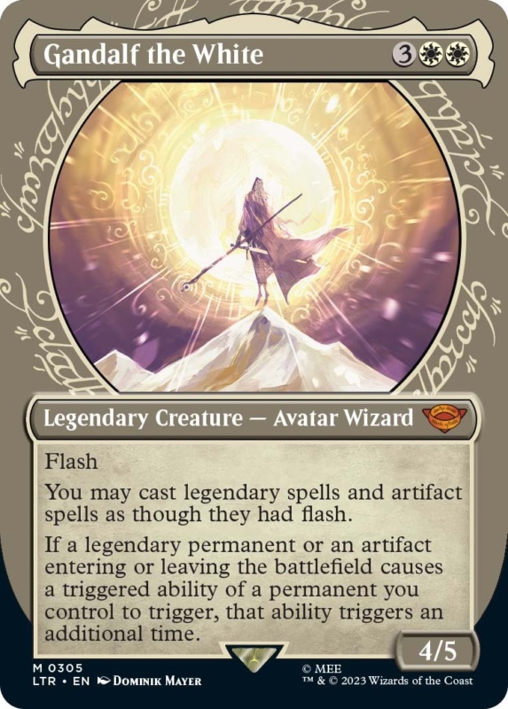 Gandalf the White Ring Showcase