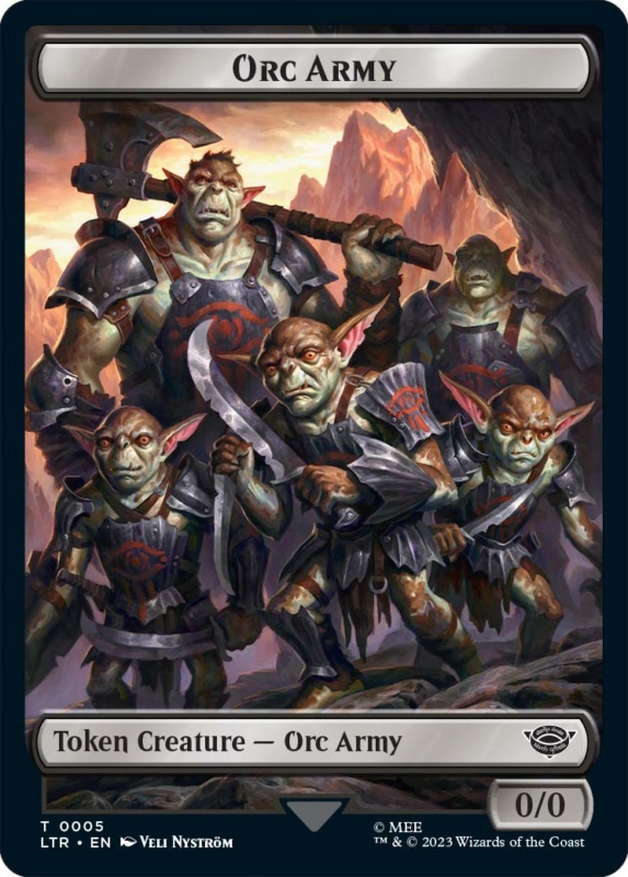 Orc Army Token Sauron