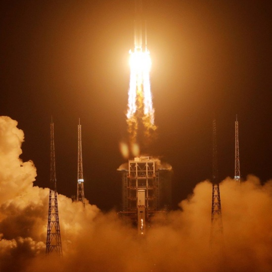 China sent a spaceship to the moon to scoop up some rocks and return them to earth. 1 clean