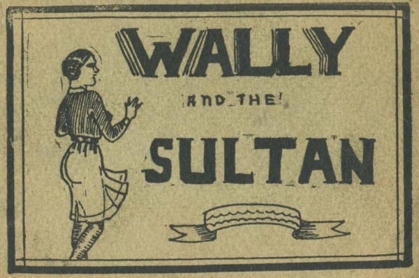 Cover of a 1936 "tijuana bible" Wall and the Sultan