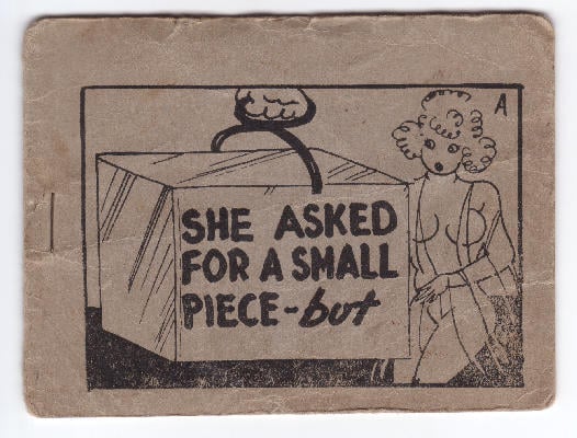 The dirty little history of eight pager comics (plus how tijuana bibles got their name). 69 front 13