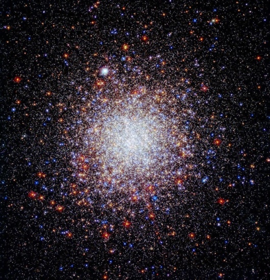 nearly spherical globular star cluster caldwell 84