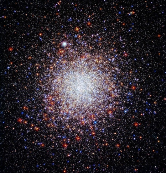 nearly spherical globular star cluster caldwell 84