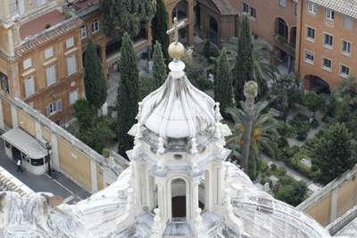 Pontifical Teutonic cemetery inside the Vatican