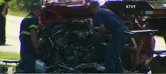 Scene of the June 15, 2013 crash that killed four people