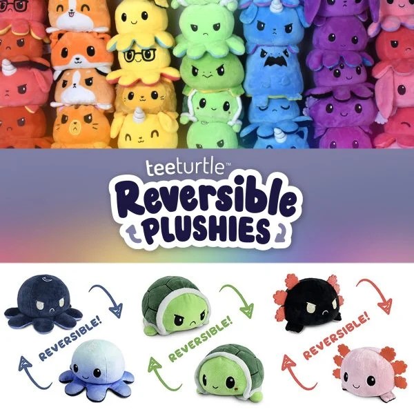 TeeTurtleReversiblePlushies