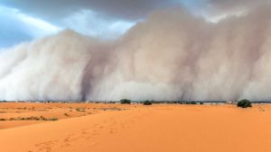 Desert sandstorm