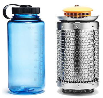 Biolite campstove compared to water bottle BioLite campstove compared to water bottle