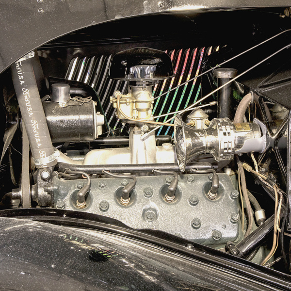 John Dillinger's 1933 Ford V8 engine