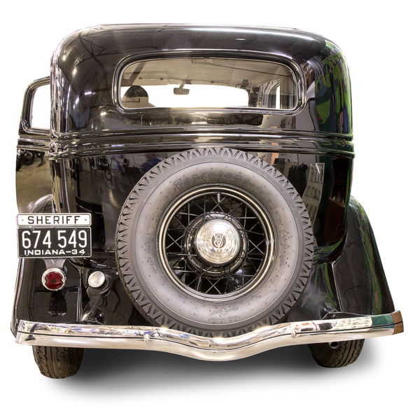 John Dillinger's 1933 Ford V8 - rear