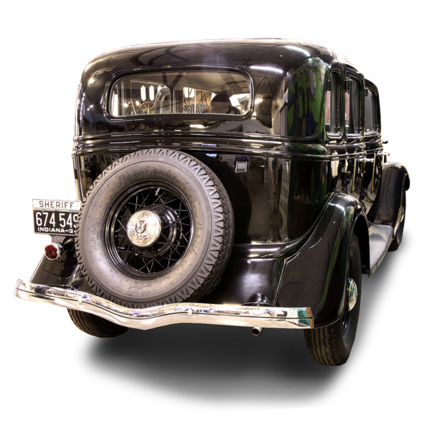 John Dillinger's 1933 Ford V8 - rear right