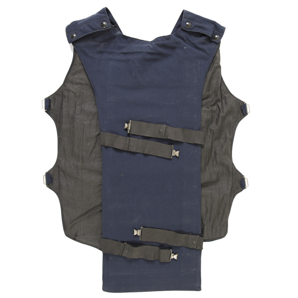 John Dillinger's bullet proof vest back