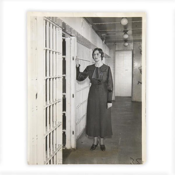 John Dillinger's jail cell woman sheriff