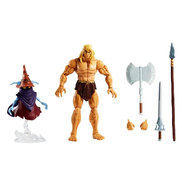 Masters of the Universe Revelation Savage He-Man with Orko