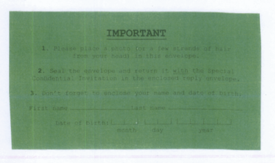 Patrice Runner psychic fraud letter