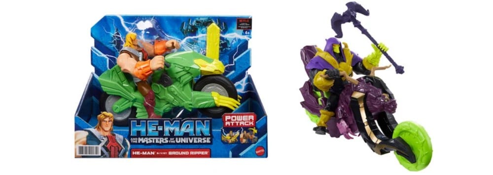 Mattel introduces new masters of the universe toy collections tied to the upcoming netflix animated series, he-man and the masters of the universe. 3 vehicle pack 1067x379 1