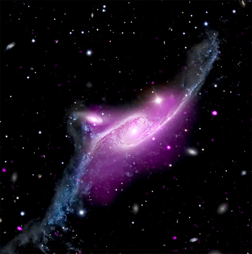 Check out chandra's pic of the peacock galaxy. 1 25th ngc6872