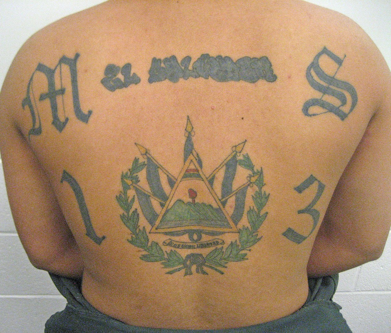 MS-13 gang tattoos