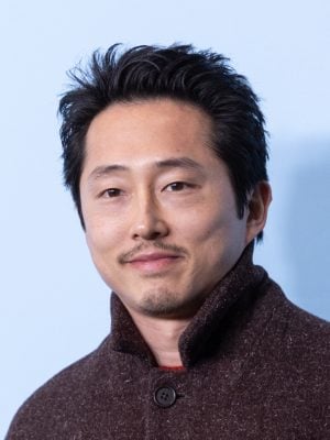 Steven Yeun at the premiere of "Bubble & Squeak" at the 2025 Sundance Film Festival