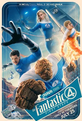 The Fantastic Four First Steps Final Poster Tall