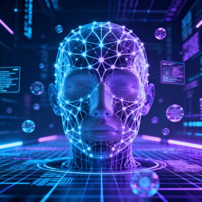 Artificial intelligence AI head