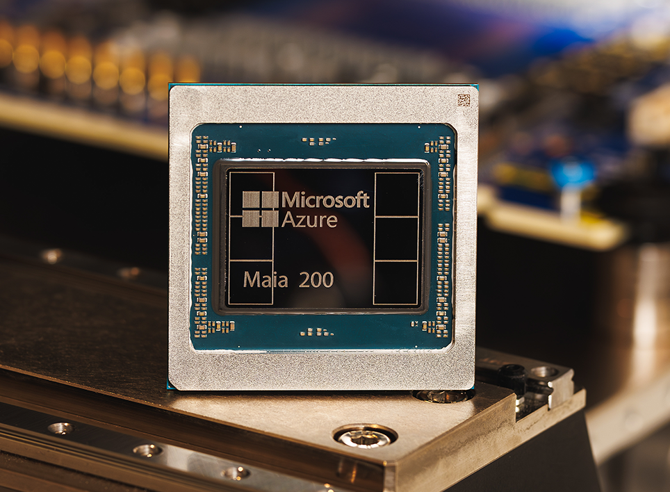 Microsoft unveils maia 200 ai chip with superior performance claims. 1 imgi 3 Maia200 Hero