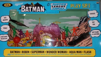 1966 batman justice leagure america playset ideal sears