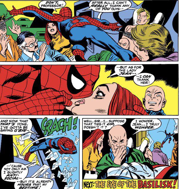 Spider-man brand new day star teases jean grey buzz 1 spider man jean grey kiss comic book page