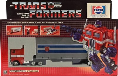 transformers g1 optimus prime pepsi