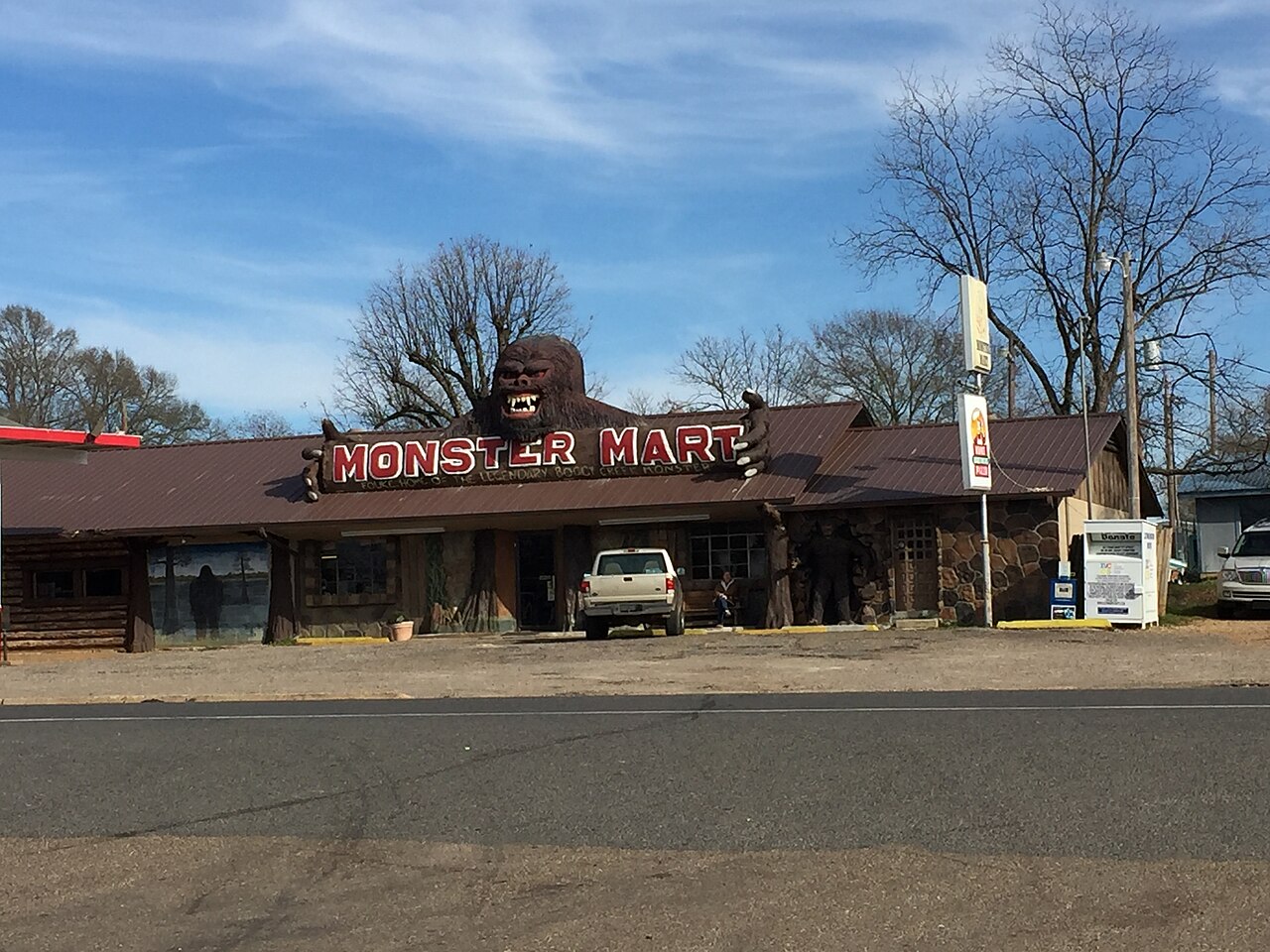 Remember when... Fouke monster and the boggy creek monster craze 1 Monster Mart in Fouke, Arkansas. January 2016