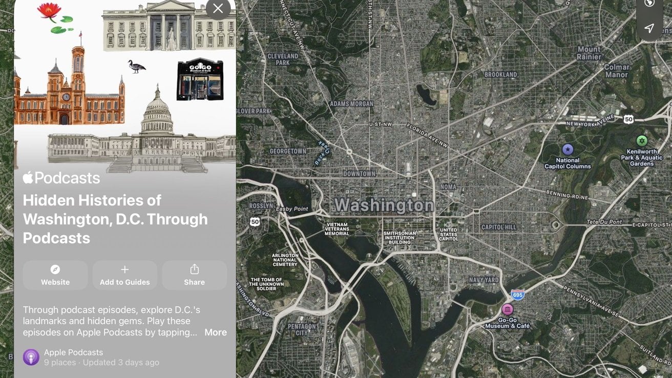 Apple maps turns landmarks into podcast story hubs 1 apple maps podcasts hidden histories