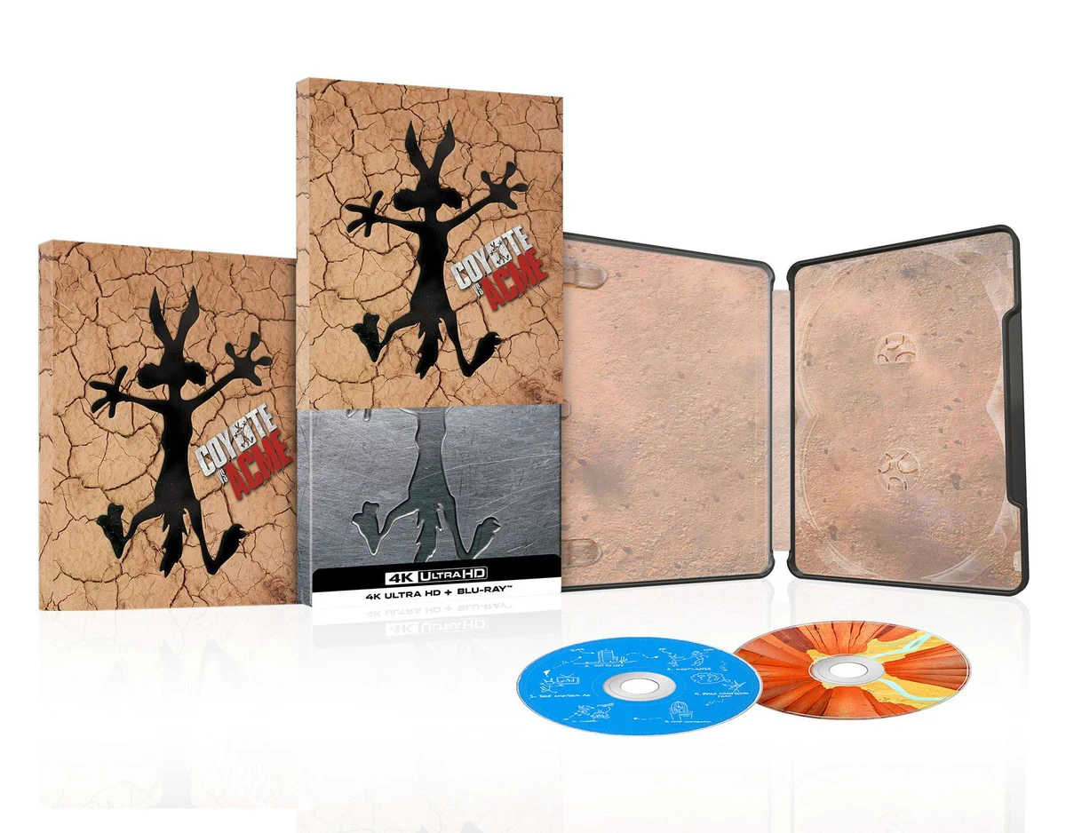 coyote vs acme steelbook rk uhd blu ray vido