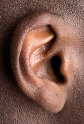 Human right ear for hearing