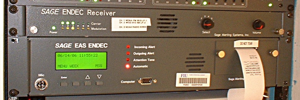 Ai emergency alerts could save lives—if people trust the machine in time 1 A Sage Alerting Systems EAS ENDEC and matching receiver, used to receive and propagate EAS Emergency Alert System alerts