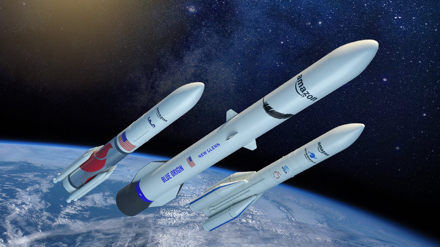 Amazon's project kuiper hits 1,000 satellites as space internet launch nears 1 Amazon Project Kuiper rockest taking satellites to space