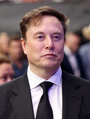 Elon Musk at the Memorial for Charlie Kirk at State Farm Stadium in Glendale, Arizona